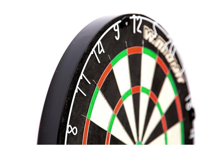 Професійний дартс WinMax Match Play G084 45 см &ndash; сизалева мішень, 6 дротиків, з кріпленням, захист стіни G771 2431 фото