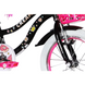 Дитячий велосипед Formula Kid CREAM 16", алюмінієва рама 8,5", чорний з рожевим OPS-FRK-16-248 фото 4