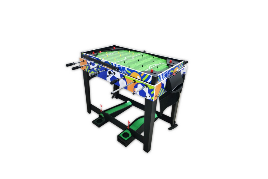 Ігровий стіл inSPORTline Highduke 4 в 1, футбол, гольф, пінбол, стрільба, 122&times;60&times;81 см 26786 фото