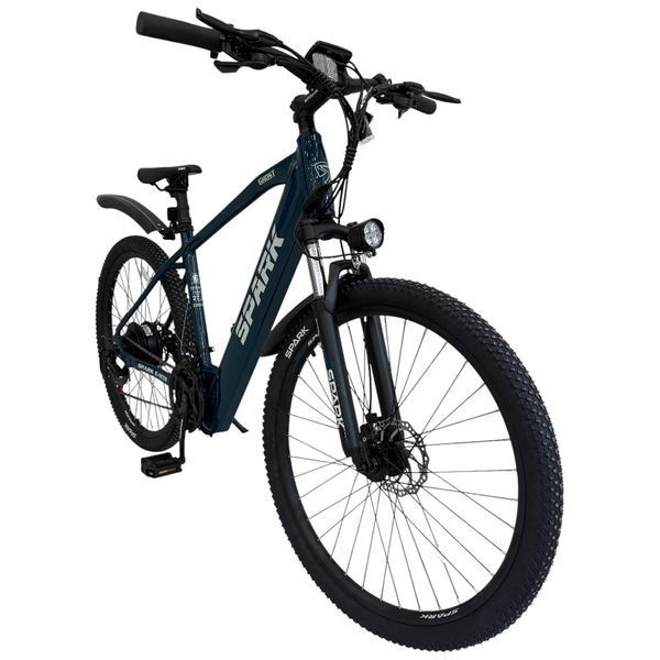 Електровелосипед SPARK E-MTB GHOST 27.5" 48V/500W/12.8Ah, алюмінієва рама 15", до 35 км/год, темно-синій 239949 фото