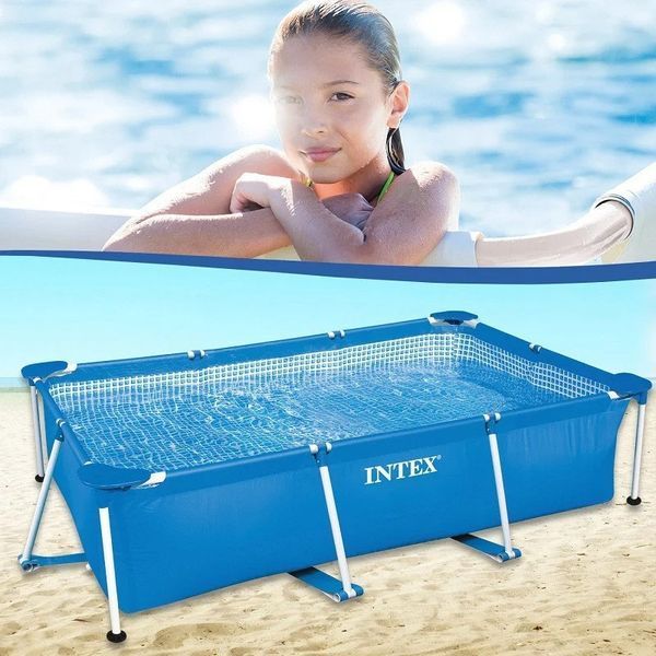 Каркасний басейн Intex 28271, 260x160x65 см, прямокутний, 2282 л, сімейний 28271 фото