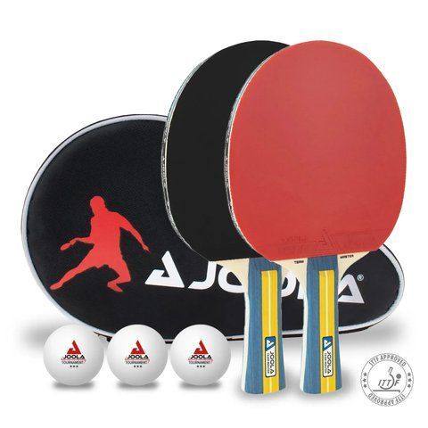 Набір для настільного тенісу Joola Team Master Pro 2 ракетки 3 м'ячі 931833 фото