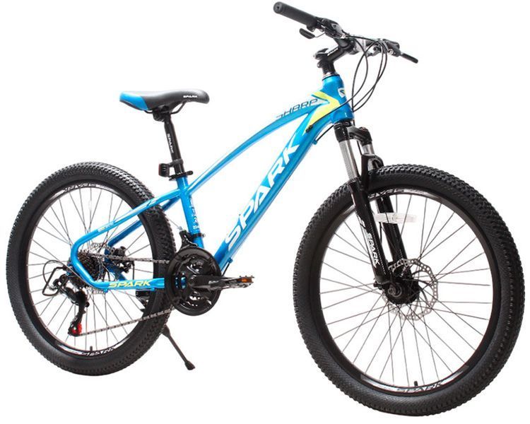 Велосипед гірський SPARK SHARP JR 24", сталева рама 12", 21 швидкість, Блакитний 224697 фото