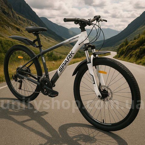 Гірський велосипед Spark Sandstorm 29" &ndash; сталева рама 19", 21 швидкість, дискові гальма, Shimano, амортизаційна вилка 223005 фото