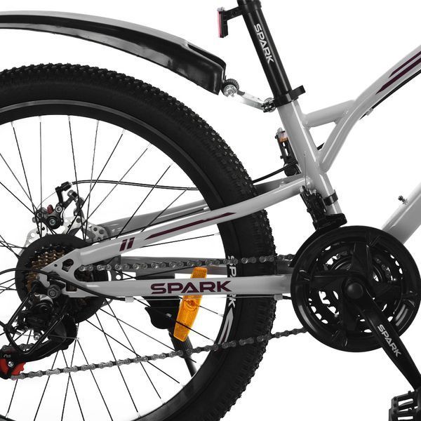 Гірський велосипед SPARK SURF 24", сталева рама 11", 21 швидкість, сірий 239213 фото