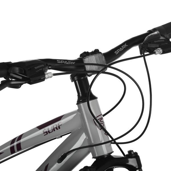 Гірський велосипед SPARK SURF 24", сталева рама 11", 21 швидкість, сірий 239213 фото