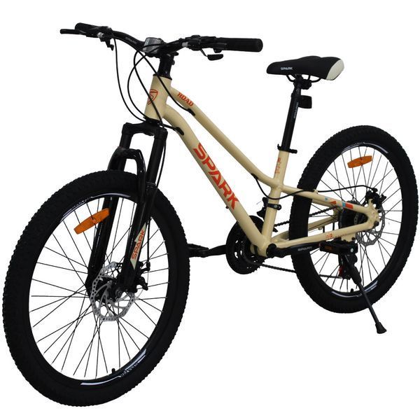 Гірський підлітковий велосипед SPARK ROAD 24", алюмінієва рама 12", 21 швидкість, бежевий 239977 фото