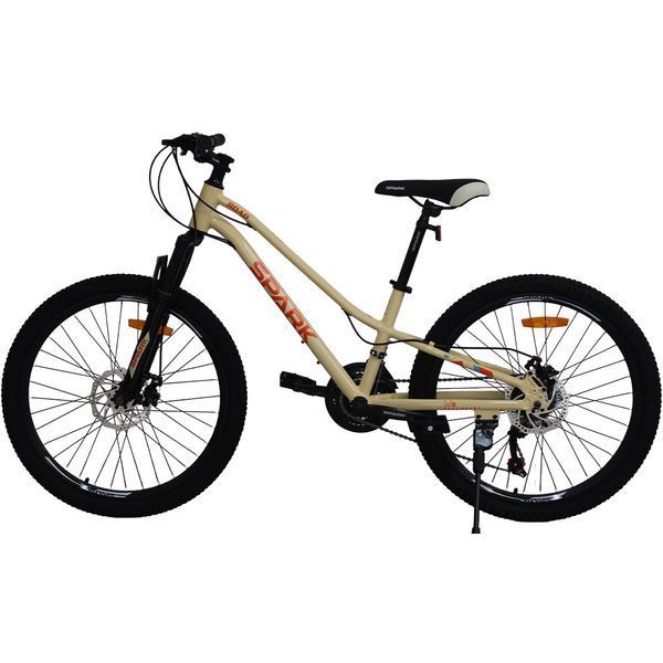 Гірський підлітковий велосипед SPARK ROAD 24", алюмінієва рама 12", 21 швидкість, бежевий 239977 фото