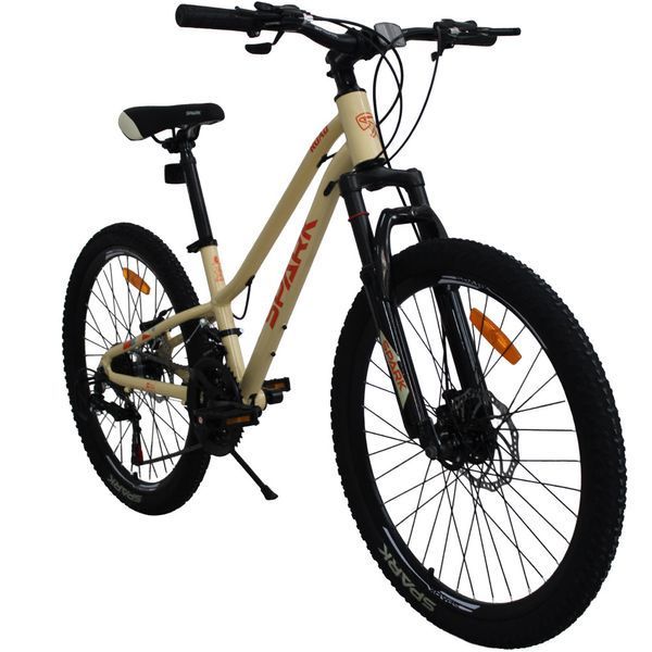 Гірський підлітковий велосипед SPARK ROAD 24", алюмінієва рама 12", 21 швидкість, бежевий 239977 фото