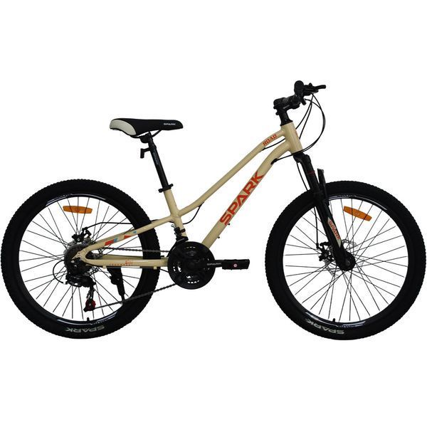 Гірський підлітковий велосипед SPARK ROAD 24", алюмінієва рама 12", 21 швидкість, бежевий 239977 фото