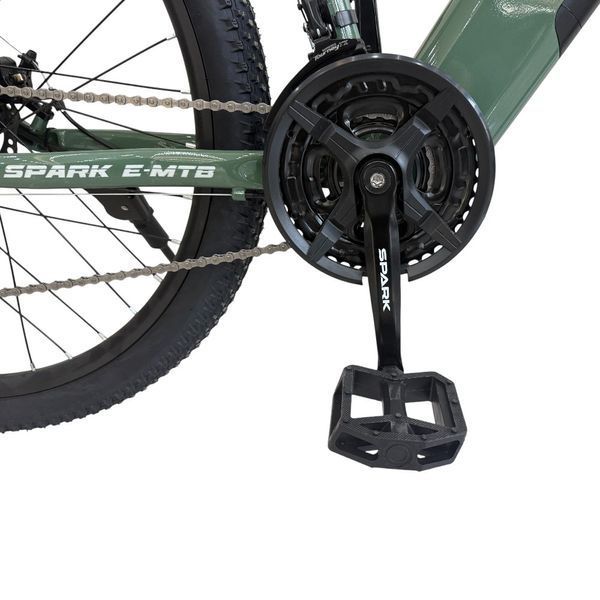 Електровелосипед SPARK E-MTB SHADOW 27.5" 48V/500W/12.8Ah, алюмінієва рама 15", до 35 км/год, темно-зелений 239953 фото