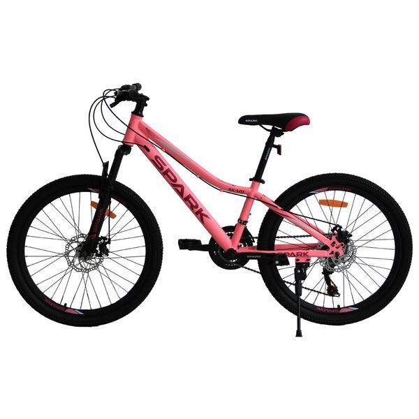 Гірський веслосипед SPARK SKADI 24" MTB сталева рама 12", 21 швидкість, Рожевий 240094 фото