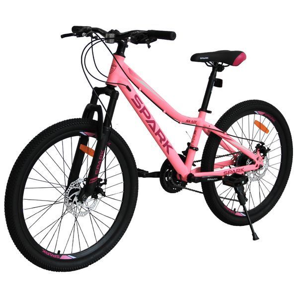 Гірський веслосипед SPARK SKADI 24" MTB сталева рама 12", 21 швидкість, Рожевий 240094 фото
