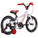 Дитячий велосипед Formula Kid SLIM 16", алюмінієва рама 8,5", білий з червоним OPS-FRK-16-252 фото 8