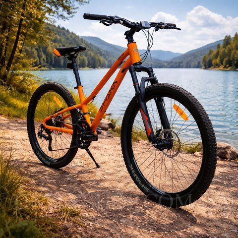 Гірський підлітковий велосипед SPARK ROAD 24", алюмінієва рама 12", 21 швидкість, помаранчевий 239976 фото