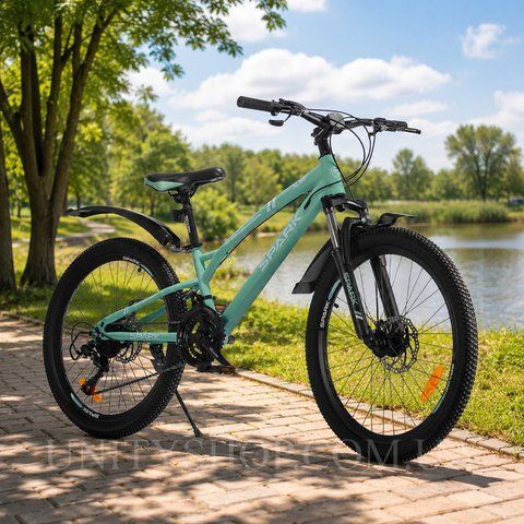 Гірський велосипед SPARK SURF 24", сталева рама 12", 21 швидкість, м'ятний 239216 фото