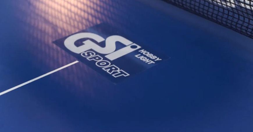 Тенісний стіл GSI Sport Hobby Light складаний для приміщень, ДСП 16 мм, сітка, Синій Gk-1 фото