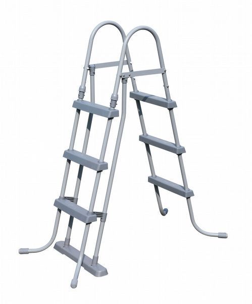 Каркасний овальний басейн Bestway Power Steel 56448 488&times;305&times;107 см з фільтром, тентом, сходами, для сімʼї, ПВХ 56448 фото