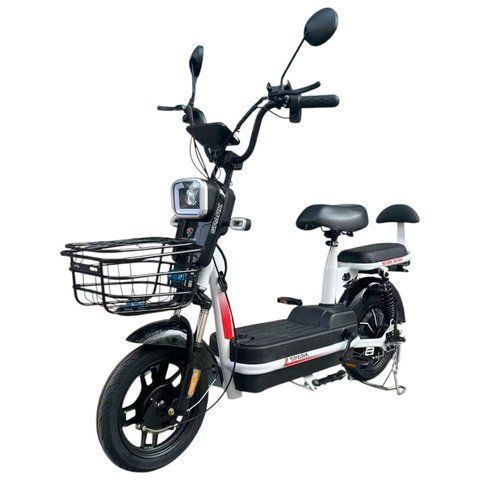Велосипед з електромотором SPARK BUDDY 14" 48V 500W 12Ah до 25 км/год Чорний 246419 фото
