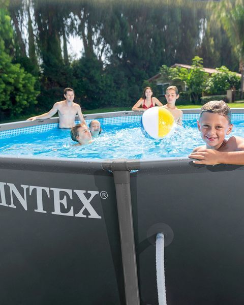 Каркасний басейн Intex 26334 Ultra XTR 610x122 см з пісочним фільтром, драбина, тент, підстилка 26334 фото