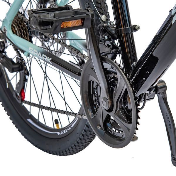 Гірський велосипед SPARK MOUNT 26&Prime; алюмінієва рама 17&Prime;, 21 швидкість, Чорно бірюзовий 218759 фото