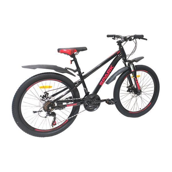 Підлітковий гірський велосипед SPARK JOY 24" сталева рама 12", 21 швидкість, амортизація Чорний 222965 фото