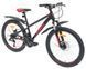 Підлітковий гірський велосипед SPARK JOY 24" сталева рама 12", 21 швидкість, амортизація Чорний 222965 фото 5
