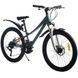 Гірський підлітковий велосипед SPARK NERO 24", сталева рама 11", 21 швидкість, бірюзовий 239221 фото 1