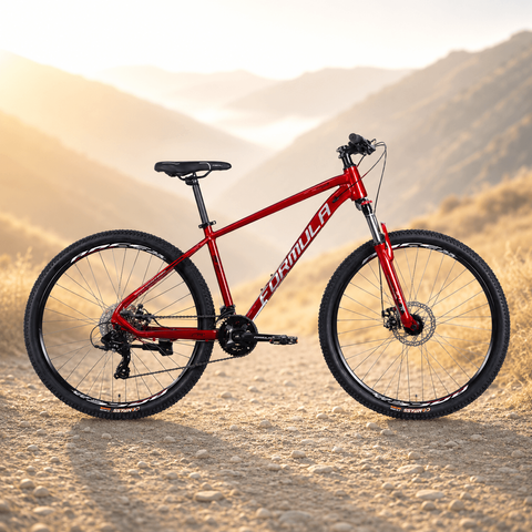 Гірський велосипед Formula THOR 27.5", алюмінієва рама 16", 16 швидкостей, червоний OPS-FR-27.5-305 фото
