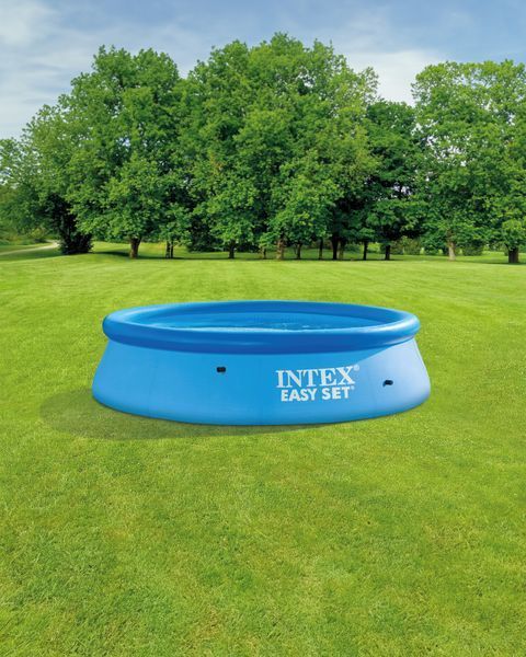 Надувний басейн Intex Easy Set 28120, 305x76 см, 3-шаровий ПВХ, сімейний, 3853 л, синій 28120 фото