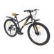 Підлітковий гірський велосипед SPARK JOY 26" сталева рама 13", 21 швидкість, амортизація, Чорний з помаранчевими 222971 фото 4
