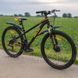 Підлітковий гірський велосипед SPARK JOY 26" сталева рама 13", 21 швидкість, амортизація, Чорний з помаранчевими 222971 фото 1