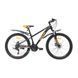 Підлітковий гірський велосипед SPARK JOY 26" сталева рама 13", 21 швидкість, амортизація, Чорний з помаранчевими 222971 фото 2