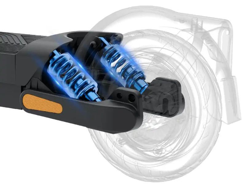 Електросамокат OKAI ES40, 10", 1000W, 38 км/г, 70 км запас ходу, амортизація, IPX5 Чорний ES40-B фото