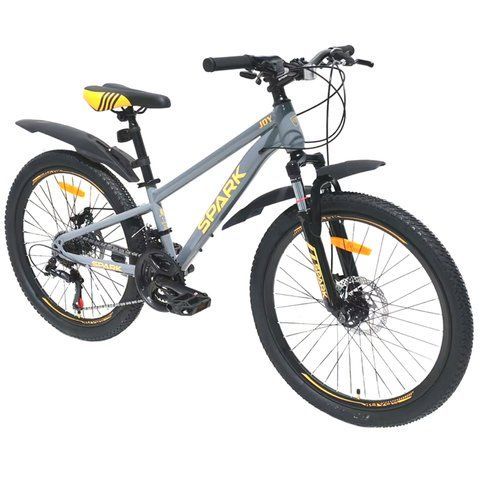 Підлітковий гірський велосипед Spark JOY 24" &ndash; сталева рама 11", 21 швидкість, дискові гальма, амортизаційна вилка, Shimano 222963 фото