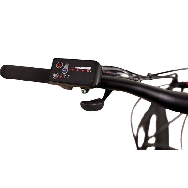 Електровелосипед CrossBike Tracker 29" 18" 500W 48V 13Ah, до 45 км/год, Чорний з синім 6276 фото