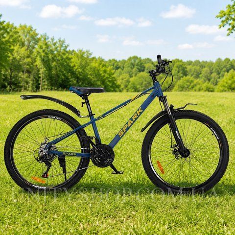 Гірський велосипед SPARK ASTRO 26", алюмінієва рама 13", 21 швидкість, синій 239201 фото