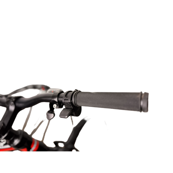 Електровелосипед CrossBike Tracker 29" 18" 500W 48V 13Ah, до 45 км/год, Чорний з червоним 6265 фото