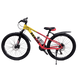 Гірський велосипед CrossBike Roblox 26", алюмінієва рама 13", 21 швидкість, жовто-червоний 26СTA-006525 фото 3