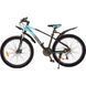 Велосипед гірський SPARK DELIGHT 26&Prime;, алюмінієва рама 15&Prime;, 21 швидкість, Чорно-бірюзовий 218771 фото 4