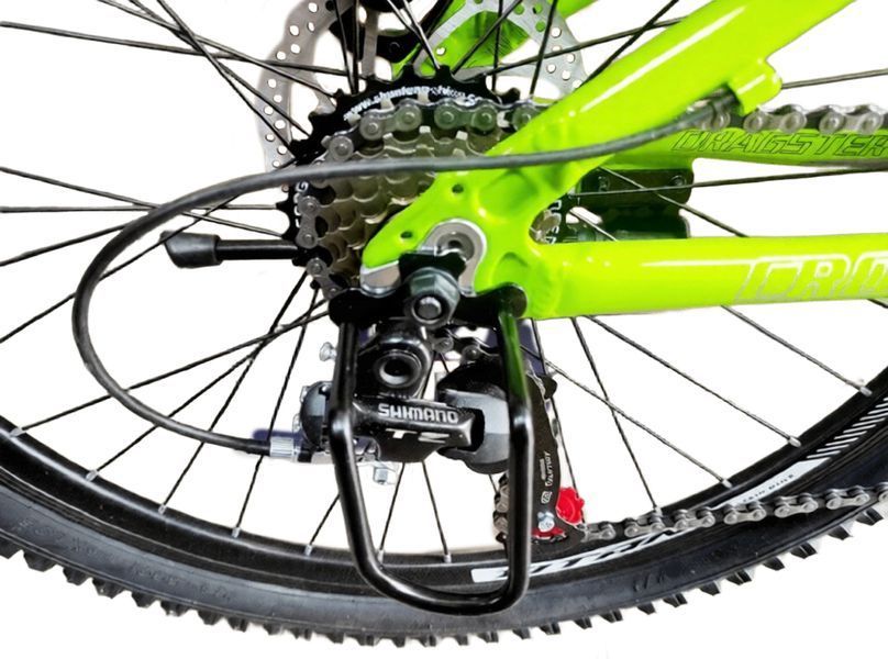 Гірський велосипед Crossbike Dragster Susp 26", алюмінієва рама 13", 7 швидкостей, для підлітків, зелений 26CJPr-005049 фото