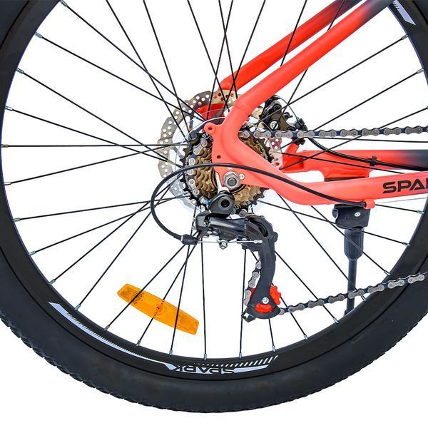 Велосипед гірський SPARK DELIGHT 26&Prime;, алюмінієва рама 15&Prime;, 21 швидкість, Сірий з рожевим 218773 фото