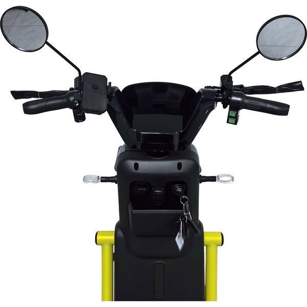 Велосипед з електромотором SPARK BOOST 14", 1200W, 72V 25Ah, швидкість до 50 км/год, сірий із жовтим 249193 фото