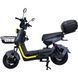 Велосипед з електромотором SPARK BOOST 14", 1200W, 72V 25Ah, швидкість до 50 км/год, сірий із жовтим 249193 фото 2