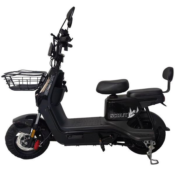 Велосипед з електромотором SPARK SCOUT 14", 1000W, 60V 25Ah, швидкість до 50 км/год, чорний 248007 фото