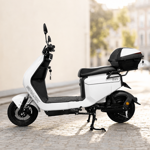 Електровелосипед SPARK EVO 14", 1200W/60V/25Ah, швидкість до 50 км/год, білий 249196 фото