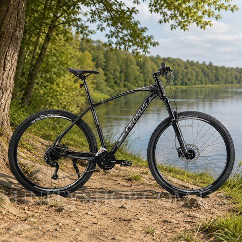 Гірський велосипед Cronus Fantom 29", алюмінієва рама 21", 27 швидкостей, чорний 29CRN-006065 фото