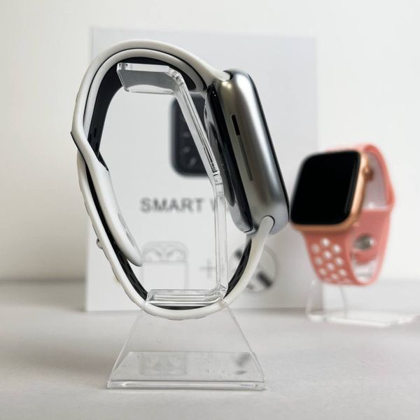 Комплект Smart Watch T55 Air Pro 2 Смарт-годинник та бездротові навушники, Bluetooth 5.0, Моніторинг здоров'я, Android/iOS, Сірий SW109 фото