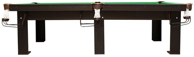 Більярдний стіл Cornet Gold 10Ft для піраміди, чорний корпус, зелене сукно, лузи-сітка з викотом 2356-4 фото